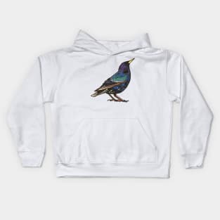 European Starling Kids Hoodie